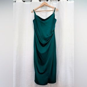 Lulus Satin Midi Dress